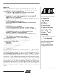 AT49LH00B4-33JX-T Datenblatt Cover