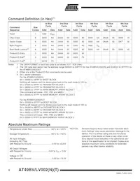 AT49LV002T-70VI Datasheet Page 6