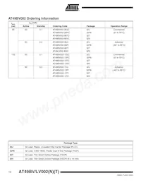 AT49LV002T-70VI Datasheet Page 14