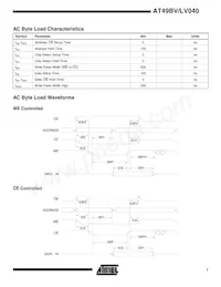 AT49LV040-70VI Datasheet Page 7