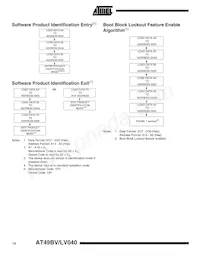 AT49LV040-70VI Datasheet Page 10