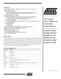 AT49LV1614AT-70TI Datasheet Cover