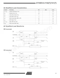 AT49LV161T-70TI Datasheet Page 21