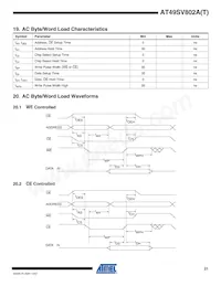AT49SV802AT-90TI Datasheet Page 21