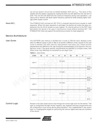 AT88SC0104C-CI Datasheet Page 3