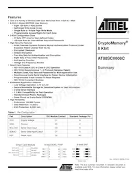 AT88SC0808C-SI Datasheet Cover