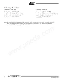 AT88SC3216C-CI Datasheet Pagina 10