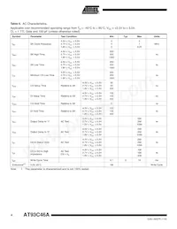AT93C46A-10TU-1.8數據表 頁面 4