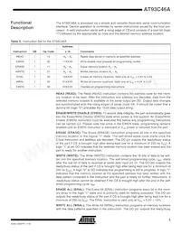AT93C46A-10TU-1.8 Datasheet Page 5