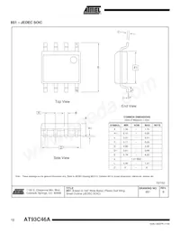 AT93C46A-10TU-1.8 Datasheet Page 12