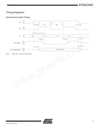 AT93C46C-10SI-2.7 Datasheet Page 7