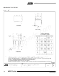 AT93C46C-10SI-2.7 Datasheet Page 12