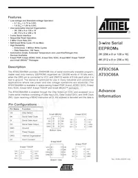 AT93C66A-10TI-2.7-T Datenblatt Cover