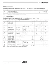 AT93C66A-10TI-2.7-T Datasheet Page 3