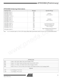 AT93C86A-10TI-2.7 Datasheet Page 11