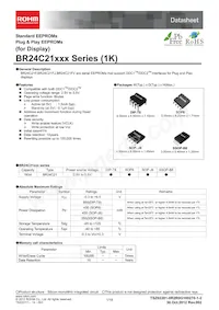 BR24C21FV-E2 Datasheet Cover