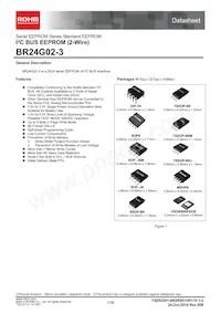 BR24G02F-3GTE2 Datasheet Cover