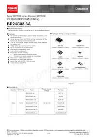 BR24G08-3A Datasheet Cover