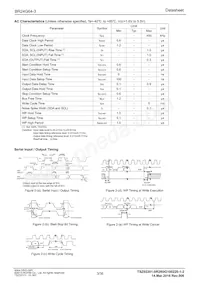 BR24G64F-3GTE2 Datasheet Page 3
