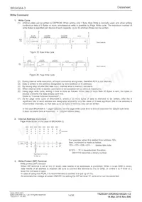 BR24G64F-3GTE2 Datasheet Page 14