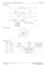 BR24S64FV-WE2 Datasheet Page 4