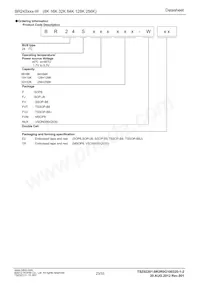 BR24S64FV-WE2 Datasheet Page 23