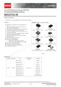 BR24T02-W Datasheet Cover