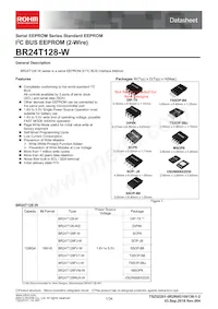 BR24T128FVM-WTR Datasheet Cover