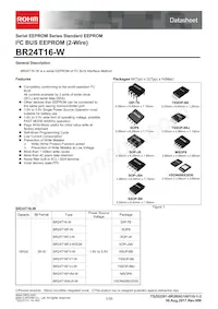 BR24T16-W Datasheet Cover