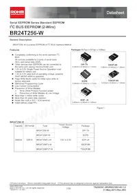 BR24T256FV-WE2 Datasheet Cover
