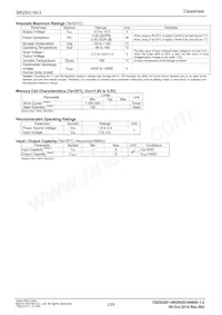 BR25G1MFJ-3GE2 Datasheet Page 2
