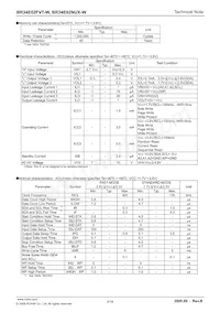 BR34E02FVT-WE2 Datasheet Page 2