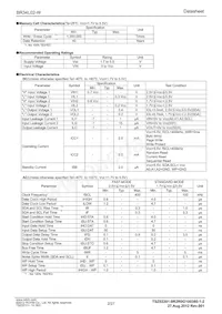 BR34L02FV-WE2 Datasheet Page 2