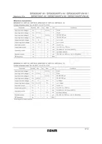 BR9016AF-WE2 Datasheet Page 4