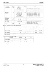 BR93G56-3A Datasheet Page 2