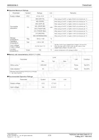 BR93G56FVT-3GE2 Datasheet Page 2