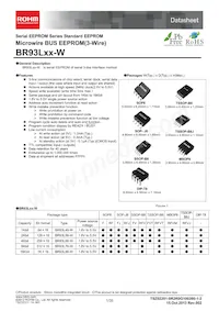 BR93L76FJ-WE2 Datasheet Cover