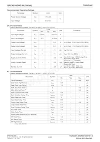 BRCA016GWZ-WE2 Datasheet Page 2