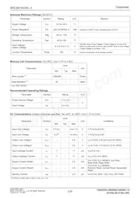 BRCB016GWL-3E2 Datasheet Pagina 2