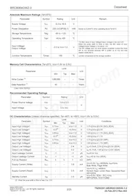 BRCB064GWZ-3E2 Datasheet Page 2
