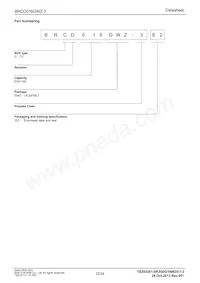 BRCD016GWZ-3E2 Datasheet Page 22