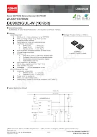 BU9829GUL-WE2 Datenblatt Cover