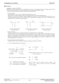 BU9829GUL-WE2 Datasheet Pagina 17