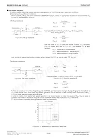 BU9832GUL-WE2 Datasheet Page 20