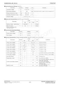 BU9833GUL-WE2 Datasheet Page 2