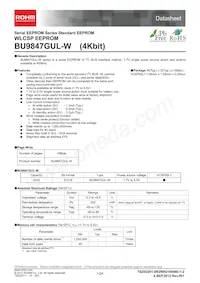 BU9847GUL-WE2 Datasheet Cover