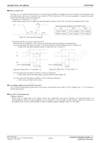 BU9847GUL-WE2 Datasheet Page 21