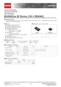 BU9882F-WE2 Datasheet Cover