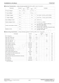 BU9889GUL-WE2 Datasheet Page 2