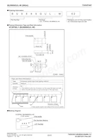 BU9889GUL-WE2 Datasheet Pagina 22